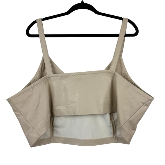 ELOQUII Bundle of 2 Plus Size 22/24 Faux Leather Crop Top Bralette Vegan Party - Picture 10 of 14